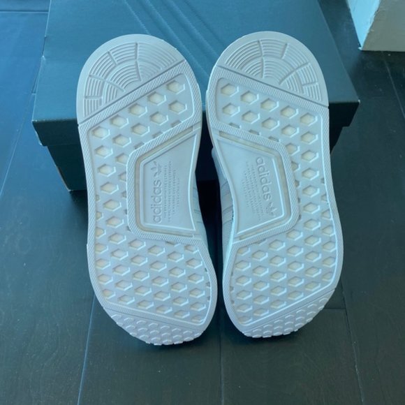OG ADIDAS NMDS RD1 PK SNEAKERS TRIPLE WHITE JAPAN - Picture 10 of 10